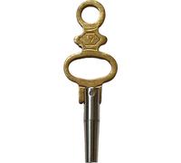 Clé de poche No.12 axe d'acier en nickel et poignée de bronze 0,95 mm