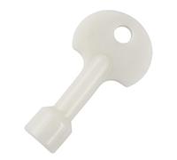 Clé De Poubelle En Plastique Serrure Triangulaire Langue Tournante Épluchures De Fruits D'extérieur Serrure De Porte Clé Facile À Utiliser