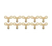 Clé de purge de radiateur Clé de robinet for 4 Points, douille carrée, bobine, trou plomberie, clé en fer, radiateur, Valve d'eau, purge d'air(10PCS)