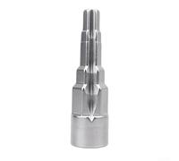 e radiateur à 5 étapes pour liquet de 1,3 cm ouille en acier au carbone avec tailles de 1 cm à 21 mm, pour démontage et installation de robinets, argenté
