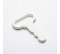 Clé de rechange compatible avec Little Tikes Cozy Coupé - Clé de voiture blanche (jouet de voiture), 1 pièce