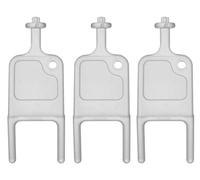 Clé de rechange pour distributeur de papier toilette et essuie-mains zig-zag Jofel (pointes et came, lot de 3)