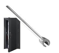 Clé de réglage de charnière - Clé à charnière en acier, outil de charnière de porte, clé à charnière, outils à main, clé pour portes coupe-feu, portes d'unité