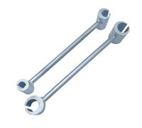 Clé de réglage de charnière - Outil de réparation de charnière de porte - Clé de réparation de charnière de porte - Clé à molette réglable - Pince à charnière de 14 à 18 mm et 23 à 25 mm pour portes à