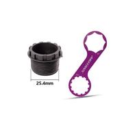 e Réglage De Vélo Pour Sr Suntour Xcr Xcm, Base De Réglage De La Fourche De Précharge 25.4mm 27.5mm 30mm Avec Clé, Outils De Réparation De Vélo