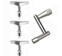 Clé De Réglage En Métal Ensemble D'accordeurs Remplacement Outils Réglage Matériel Percussion Accessoire Batteur Accordeur En Métal 4 Pièces