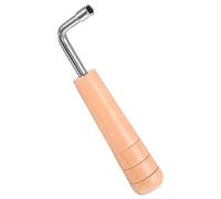 e Réglage Lyre en Bois, Outil Portable en L pour Cordes | Poignée Bois, Structure Métal, Angle Interne à Quatre Coins, pour Luthiers, Harpes et Petits Instruments