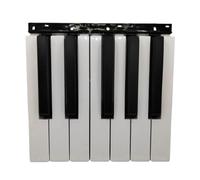 e Remplacement For Clavier Électrique, Noir Et Blanc, Compatible Avec Korg PA500 PA300 PA600 PA700(12 black white key)