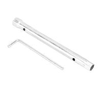 e retrait de bougie d'allumage de voiture, 16mm / 21mm ouille de bougie d'allumage installation d'outil de e retrait en acier au chrome-vanadium argent