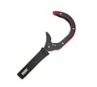 e retrait magnétique pour couvercle de filtre de chaudière - Clé mixte en acier forgé robuste, réglable de 76 à 89 mm, poignée ergonomique résistante à la rouille pour les ingénieurs CVC et