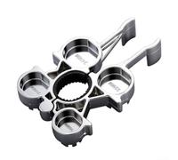 Clé de robinet multifonction 12 en 1 avec mâchoire réglable pour enlever et installer les raccords d'évier, construction en acier au carbone trempé avec poignée antidérapante