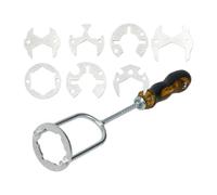 Clé de robinet multifonction - Outil de plomberie serré, système d'installation à sept têtes de matrice, outils portables | Assistant de réparation et de montage fiable pour évier de cuisine