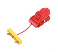 e sécurité à double insert de rechange pour tapis de course - En plastique ABS - 53 x 16 mm - Espacement des inserts de 33 mm - Rouge - Compatible avec la plupart des interrupteurs de tapis