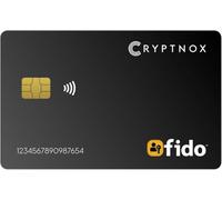 e sécurité Cryptnox FIDO2 NFC Carte à Puce 2FA MFA | Carte NFC et à contact avec élément sécurisé EAL6+ (augmenté) pour 2FA matérielle sur Google, Microsoft, Apple et GitHub