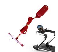 Clé de sécurité pour tapis de course avec clip solide - Clé de sécurité pour tapis de course - Sécurité magnétique à clipser - Bouton d'arrêt instantané pour les entraînements sur tapis de course