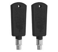 e Serrure pour Congélateur 2 Pièces Métal Plastique Noir | Installation Rapide, Verrouillage Sûr, Format Portable, pour Congélateurs Verticaux et Serrures à Came Industrielles