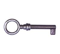 Clé de serrure - Vieux fer - Décoration rustique - Clé fonctionnelle - Meuble ancien - Zamak