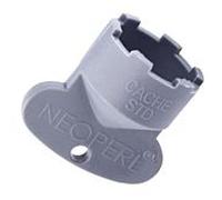 clé de service cache Neoperl 09915246 STD / M 24x1, gris, pour l'installation du régulateur de jet