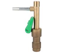 Clé de soupape de couplage Rapide G1 '' Feme Feme | Long - Copper Copper - Tobile d'irrigation en cuivre Tenue | Plug & Play Water Tap Connecteur pour Les arroseurs/robinets
