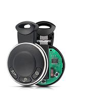 Clé de télécommande de voiture à 3 boutons compatible avec BMW MiNi Cooper 433 MHz 868 MHz KR55WK4933 puce ID46 PCF7953 clé intelligente (couleur : 433 MHz)