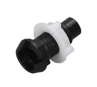 e toilette de rechange, pour ensemble de connecteurs en plastique ABS robuste, compatible avec les arbres ronds et carrés, comprend des écrous à filetage inversé en noir et blanc pour un montage