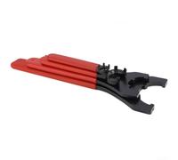 Clé de type UM pour mandrin de serrage ER16-ER32 - Alliage d'acier pour clé de tour CNC, rouge et noir, compatible avec clé réglable ER Nut (ER25 UM)