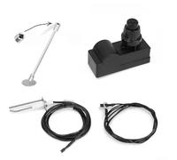 Clé de valve de gaz avec fil d'allumage long 900 mm pour valves de 1/4 et 5/16 pouces utilisées dans les cheminées et foyers