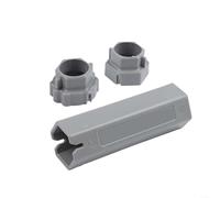 Clé de valve d'entrée de toilette en plastique pour connecter les conduites d'alimentation en eau aux robinets de cuisine et autres raccords de tuyauterie