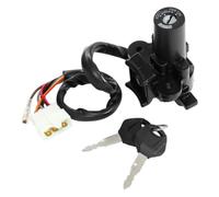 Clé de verrouillage du commutateur d'allumage de moto compatible avec les pièces de moto automobile ZZR400 1993-2006 ZX7R 7RR toute l'année ZX9R 1994-2003 ZXR750 6R