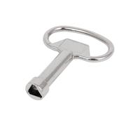 e verrouillage pour compteur de gaz | Clé triangulaire métallique | de sécurité pour coffret de compteur d'eau - pour Robinet, Panneau, Vanne, Armoire, Unité HVAC, Serveur, Coffret de Sécurit