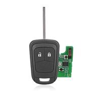 e voiture 433 MHz 2 boutons pour Opel Astra J Insignia Corsa D E Agila Adam Meriva ID46Chip HU101 Blade