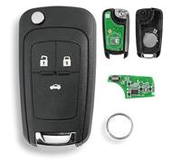 Clé de voiture à 3 boutons 433 MHz pour Opel Astra J Key pour Chevrolet Cruze Insignia Zafira C Mokka Cascade avec puce ID46 porte-clés