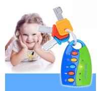 Clé De Voiture Musicale Pour Bébé, Jouet Éducatif De Qualité Supérieure, Flash Coloré, Télécommande Intelligente
