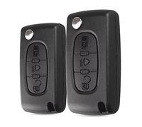 Clé de Voiture Pliante télécommande Coque Housse boîtier Accessoire de Remplacement 3 Boutons adaptés pour citroën C1 C2 C3 C4 C5 C6 C8
