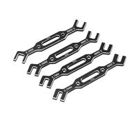 Clé de Voiture RC, clé de Réglage de Biellette de Direction Plusieurs Tailles 4 Pièces pour Ateliers de Réparation (BLACK)