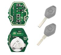 e Voiture sans Fil avec émetteur de Carte 434 MHz + Batterie Compatible pour BMW E46 E83 E52 E85 E86 E39 E61 E60 E53