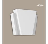 Clé de voûte Profhome 485004 Élément de façade Encadrement de fenêtre Élement décorative design intemporel classique blanc