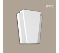 Clé de voûte Profhome 485005 Élément de façade Encadrement de fenêtre Élement décorative design moderne blanc
