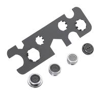 Clé d'embout de robinet 9 en 1 - Clé de démontage en acier inoxydable pour buses de robinet - Pour baignoire lavabo salle de bain entretien maison plombier