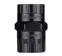 Clé démonte-roue libre en acier pour vélo de route VTT - Cassette 2 en 1 + gadget de démontage de roue libre 40 x 24 x 24 mm - Noir