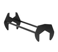 Clé D'évier, Clé sous évier, Outil De Robinet, Clé D'évier Multifonctionnelle Noire, Clé De Tuyau De Robinet Robuste en Acier Au Carbone pour Clé Universelle (big Size)