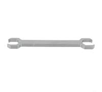 Clé distributeur d'eau en acier pour chauffage au sol, outil de nettoyage 4 points 6 points 27-30 mm double taille construction monobloc argent (6 points (28-30 mm)