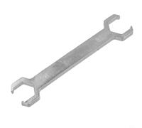 Clé distributeur d'eau en acier pour un nettoyage et un démontage efficaces des tuyaux de chauffage Outil essentiel pour projets de bricolage (6 points (28-30 mm)