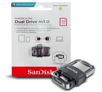 SanDisk Clé double connectique Ultra Dual Drive m3.0 – USB 3.0 OTG – 32 Go