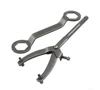 ouverture réglable pour démontage d'écrou de poulie de moto avec mécanisme à vis rotatif et double têtes de 39 mm 41 mm (écrou de poulie à courroie)