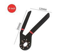Clé Dynamométrique, 14 en 1 1/2, 9/16, 5/8,11/16, 3/4 Tool de la clé réglable Tool Mini clé de la voiture ouverte Clé multifonctionnelle universelle(8 Inch)