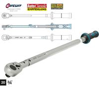 Clé dynamométrique 6144-1CTCAL - Tolérance : 2% - Carré massif 20 mm (3/4 Zo 6144-1CTCAL