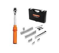 VEVOR Clé dynamométrique à déclenchement 6,4 mm 2,3–27,1 N·m, bidirectionnelle, 72 dents, orange