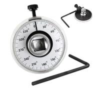 ynamométrique angulaire, réglable avec échelle de précision métallique - Outil de mesure d'angle pour ynamométrique, pour techniciens d'entretien du moteur, installation des moyeux et jauge