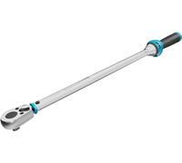 Clé dynamométrique HAZET 5123-3CT I Sortie : carré 12,5 mm (1/2 pouce), tolérance : 3 %, 32 dents I Cliquet réversible facile à utiliser pour voiture et vélo I 628 mm